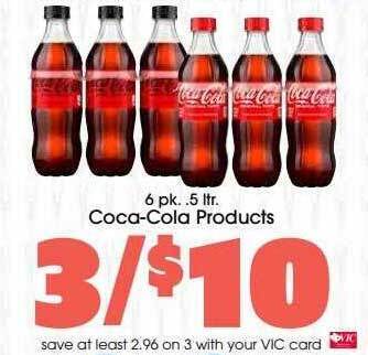 Harris Teeter Coca-cola products offer