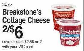 Harris Teeter Breakstone's cottage cheese offer