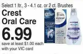 Harris Teeter Crest oral care offer