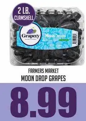Harris Teeter Moon drop grapes offer