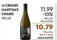 19 crimes martha's chard