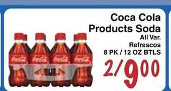 Sellers Bros Coca cola products soda offer