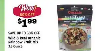 Grocery Outlet Wild & real organic rainbow fruit mix offer