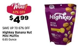 Grocery Outlet Highkey banana nut mini muffin offer