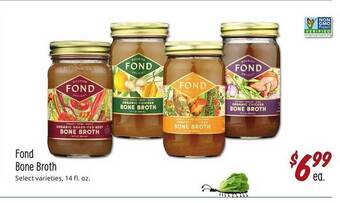 Sprouts Farmers Market Fond bone broth offer