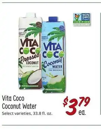 Sprouts Farmers Market Vita coco coconut water offer