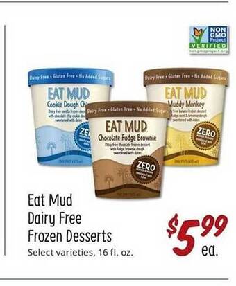 Sprouts Farmers Market Eat mud dairy free frozen desserts offer