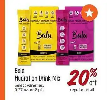 Sprouts Farmers Market Bala hydration drink mix offer