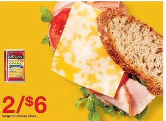 Target Sargento cheese slices offer