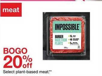 Target Select plant-based meat offer