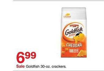 Target Goldfish crackers offer