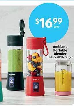 Aldi Ambiano portable blender offer