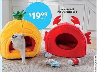 Aldi Heart to tail pet character bed offer