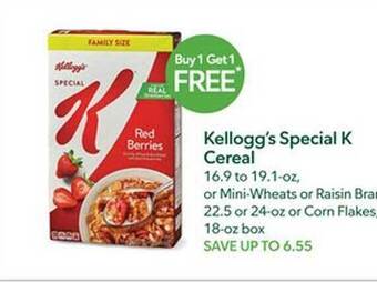 Publix Kellogg's special k cereal offer
