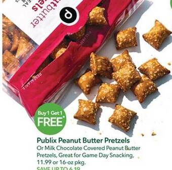 Publix Publix peanut butter pretzels offer