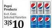 Rosauers Pepsi products offer