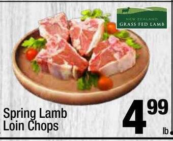 Super King Markets Spring lamb loin chops offer