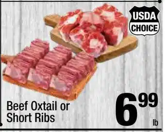 Super King Markets Beef oxtail or short ribs offer