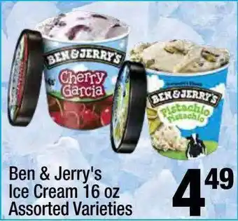 Super King Markets Ben & jerry's ice cream selected varieties offer