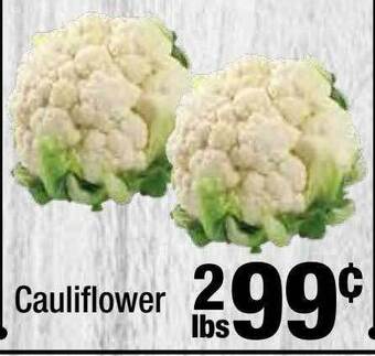 Super King Markets Cauliflower offer