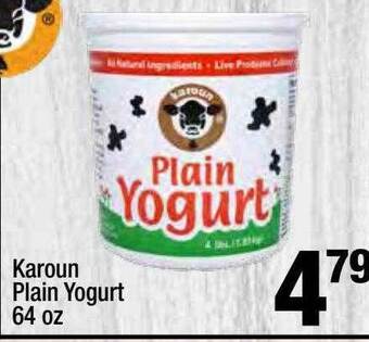 Super King Markets Karoun plain yogurt offer