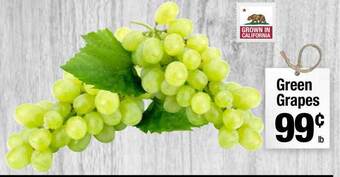Super King Markets Green grapes offer