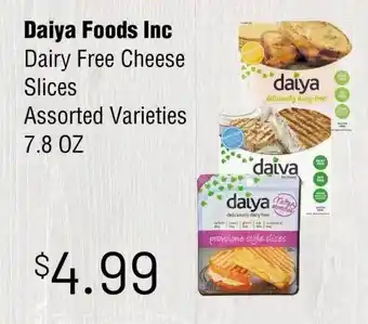 Daiya foods inc dairy free cheese slices assorted varieties