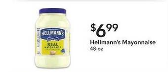 Weis Markets Hellmann's mayonnaise offer
