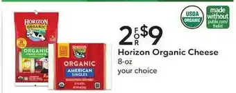 Weis Markets Horizon organic cheese offer