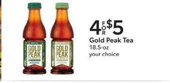 Weis Markets Gold peak tea offer