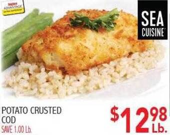 Ingles Markets Potato crusted cod offer