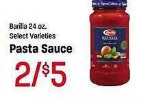 Maceys Barilla pasta sauce offer