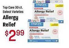 Maceys Top care allergy relief offer