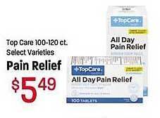 Maceys Top care pain relief offer