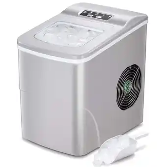 Walmart Kismile countertop ice maker machine, portable ice makers countertop, make 26 lbs ice in 24 hrs, ice cube rready in 6-8 mins offer