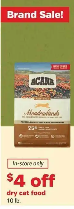 Pet Supplies Plus Dry cat food offer