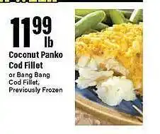 Coconut panke cod fillet