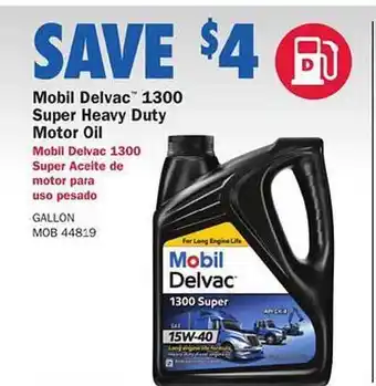 Carquest Mobile delvac 1300 super heavy duty motor oil offer