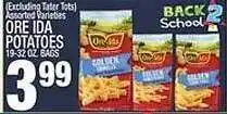 Ctown Ore ida potatoes offer