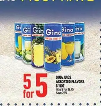 Seafood City Gina juice offer
