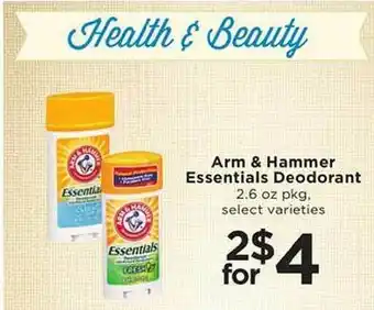 Arm & hammer essentials deodorant