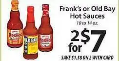 ACME Frank's or old bay hot sauces offer