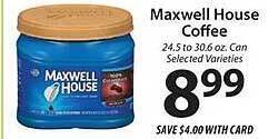 ACME Maxwell house coffee offer
