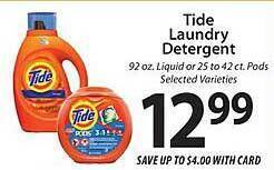 ACME Tide laundry detergent offer