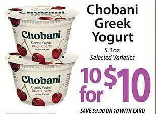 ACME Chobani greek yogurt offer