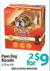 ACME Paws dog biscuits offer