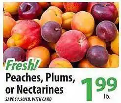 ACME Fresh! peaches, plums, or nectarines offer