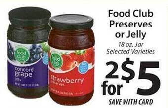 ACME Food club preserves or jelly offer