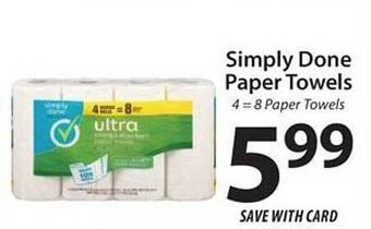 ACME Simply done paper towels offer