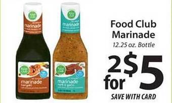 ACME Food club marinade offer